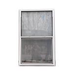 White Vinyl 48x48 Single Hung Window With Net Screen for sale
