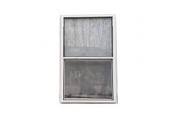 China White Vinyl 48x48 Single Hung Window With Net Screen supplier