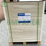 350gsm CKB White Surface Brown Kraft Back Paper For Salad Boxes 25'' x 38'' for sale