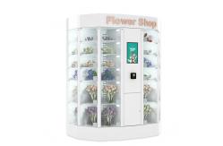 China Sustainable Flower Vending Locker Machine Solution 240V Powder Coating supplier