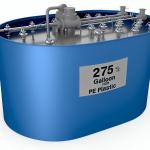 275 Gallon PE Plastic Agitator Mixing Tank Chemical Blending Tank FANBAO for Chemical Blending in Industrial Settings for sale