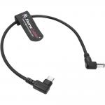 Alvin's Cables Right Angle USB-C Type-C PD to DC Power Cable PD Charging Cable for Blackmagic Video Assist Monitor 30CM/11.8 inches for sale