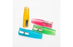 China Students Single Hole Pencil Sharpener With Pen Cap supplier