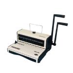 Desktop A3 Paper Twin Ring Wire Binding Machine with 8.47mm Pitch for sale