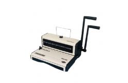 China Desktop A3 Paper Twin Ring Wire Binding Machine with 8.47mm Pitch supplier