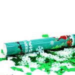 Wholesale Christmas Biodegradable Confetti Poppers Wedding Compressed Supplies Mini Cylinder Air Party Popper for sale