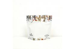 China Custom Printed Resealable Tea Packing Bags Mylar Stand Up Pouch With Zipper supplier