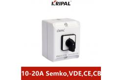 China Single Phase 3 Position Changeover Switch Safety IP65 10A 16A 20A supplier
