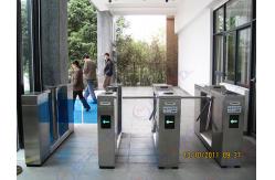 China Rustproof Steel Bi Directional Tripod Turnstile Gate Pedestrian With Rfid Reader supplier