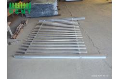 China W Section 1500mm Galvanized Steel Palisade Fencing With Razor Wire supplier