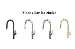China Brass Bathroom Sanitary Ware Water Tap One Handle Pulldown Faucet supplier