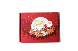 China Advent Calendar Christmas Cardboard Gift Boxes Embossing Printing supplier