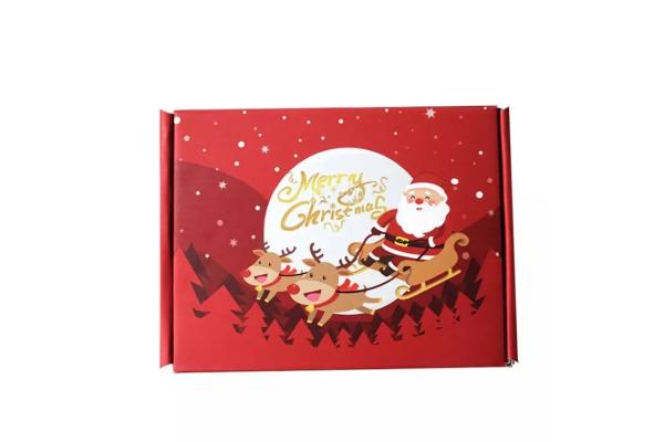 Advent Calendar Christmas Cardboard Gift Boxes Embossing Printing