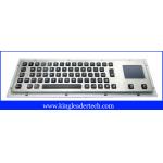 Customizable Illuminated Metal Keyboard High Resistant With Integrated Touchpad