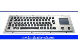 China Customizable Illuminated Metal Keyboard High Resistant With Integrated Touchpad supplier
