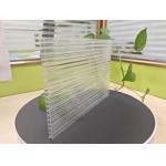 Clear Polycarbonate Hollow Sheet Roofing with UV Protection for Residential & Commercial Use