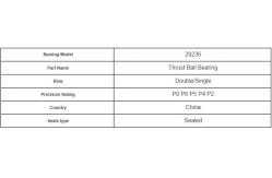 China Double / Single Row Thrust Ball Bearing 29236 Sealed Thrust Bearing With Flat Seats supplier