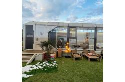China 11000kg Modular Capsule House Luxury Modern Style with Customized Aluminum Plate Wall supplier