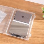 SGS Plastic A4 Clear Storage Boxes Waterproof With Handle Office Filing Boxes