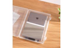 China SGS Plastic A4 Clear Storage Boxes Waterproof With Handle Office Filing Boxes supplier