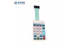 China Polyester LED Membrane Switch , Metal Dome Membrane Switch Keyboard supplier