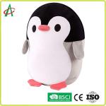 Long Pile Fur Stuffed Penguin Toy BSCI Certified for sale