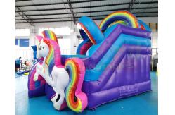 China Backyard 1000D Unicorn Jumping Castle Inflatable Bouncer Combo supplier