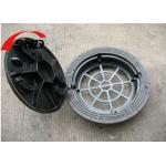 Double Layer Anti Settlement D400 Ductile Iron Covers / Round Manhole Cover for sale
