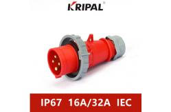 China IP67 220V Three Phase Industrial Plug Socket Dustproof IEC standard supplier