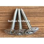 Galvanized Steel Rock Wool Insulation Anchor pins With 35mm Round Washer Base for sale