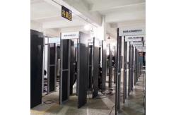 China Infrared Body Checking Walk Through Temperature Scanner Single Line Of Lcd Display supplier