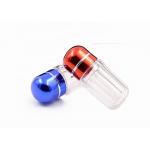 1g Plastic Capsule Bottles Round Polystyrene Mini Pill Bottles