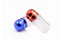 China 1g Plastic Capsule Bottles Round Polystyrene Mini Pill Bottles supplier
