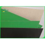 900gsm 1200gsm Bookbinding Board with 1 Side Black / Green Hard Stiffness for sale