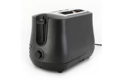 China Hot Sale 2 slice Black toasters bread toaster for kitchen supplier