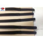 Eco Friendly Elastic Hook And Loop Strap Self Stick Touch fastener Black for sale