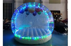 China 3 Meter Dia Inflatable Snow Globe Photo Booth With Blowing supplier