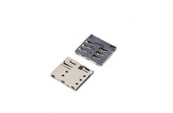 China 6 Pin SIM Card Socket Connector supplier