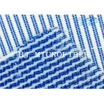 Blue Mixed White Color  Microfiber Terry Fabric Hard Wire Cleaning Cloth Fabric for sale