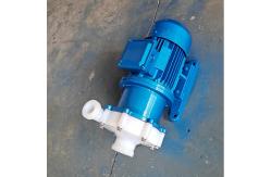 China Iron Casing Megnetic Driven Centrifugal Pump With Fluorine Plastic Flow Through Components supplier
