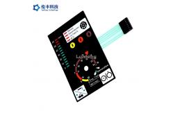China LCD Window LED Membrane Keypad , Silver Circuit Led Membrane Switch supplier