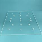 Thickened 9 Inch Wafer Calibration Quartz Glass Plate High Temperature