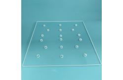 China Thickened 9 Inch Wafer Calibration Quartz Glass Plate High Temperature supplier