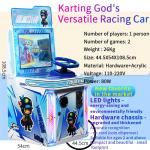 Single Player Karting Young Master'S Versatile Racing Car Arcade Game Machine Video Game Coin Logistics Tracking for sale