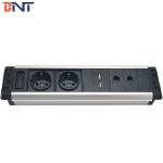 new design with double EU standard power tabletop mount socket for sale