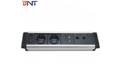 China new design with double EU standard power tabletop mount socket supplier