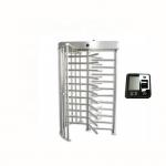 304SS Full Height Turnstile Gate Automatic Turnstile Gates With Pedestrian Control System