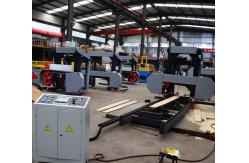 China 25HP 27HP Portable Horizontal Band Sawmill 700mm Tree Saw Mill Machine supplier