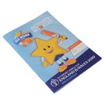 hardcover Text Book Printing Services Folded Leaflet Kids Book Printing 21x21cm