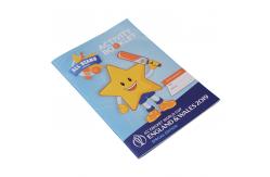 China hardcover Text Book Printing Services Folded Leaflet Kids Book Printing 21x21cm supplier